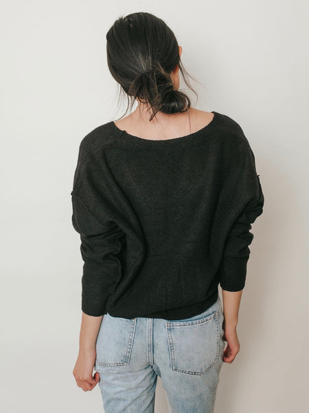 Black For The Holidays Sweater