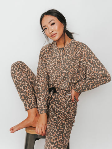 Cheetah Girl Lounge Top