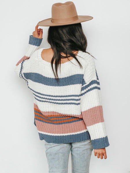 Livy Striped Pullover